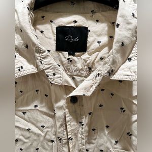 Men’s Rails Carson Shirt Casual Button Down Short Sleeve Palm Trees